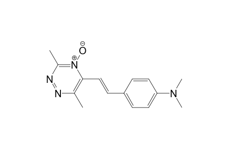 4-[(E)-2-(3,6-dimethyl-4-oxidanidyl-1,2,4-triazin-4-ium-5-yl)ethenyl]-N,N-dimethyl-aniline