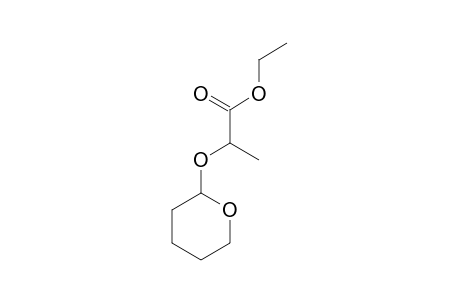 Propanoic acid, 2-[(tetrahydro-2H-pyran-2-yl)oxy]-, ethyl ester