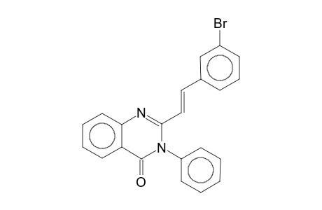 2-[(E)-2-(3-Bromophenyl)ethenyl]-3-phenyl-4(3H)-quinazolinone