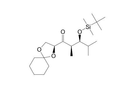 (2R,3S)-3-[tert-butyl(dimethyl)silyl]oxy-1-[(3S)-1,4-dioxaspiro[4.5]decan-3-yl]-2,4-dimethyl-1-pentanone