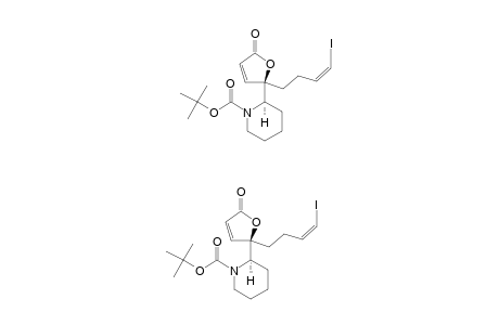 TERT.-BUTYL-(2R)-2-[(2S)-2-[(Z)-4-IODO-3-BUTENYL]-5-(2H)-OXO-2-FURYL]-PIPERIDINE-1-CARBOXYLATE;MAJOR-ISOMER