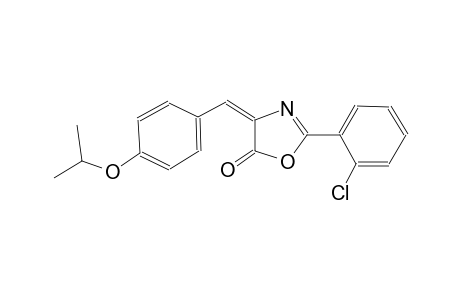 (4E)-2-(2-chlorophenyl)-4-(4-isopropoxybenzylidene)-1,3-oxazol-5(4H)-one