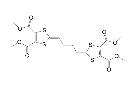 dimethyl 2-[(E)-4-[4,5-bis(methoxycarbonyl)-1,3-dithiol-2-ylidene]but-2-enylidene]-1,3-dithiole-4,5-dicarboxylate