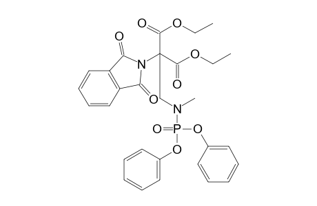 1,3-dioxo-alpha-[(methylphosphonoamido)methyl]-2-isoindolinemalonic acid, diethyl p,p-diphenyl ester