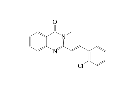 2-[(E)-2-(2-Chlorophenyl)ethenyl]-3-methyl-4(3H)-quinazolinone