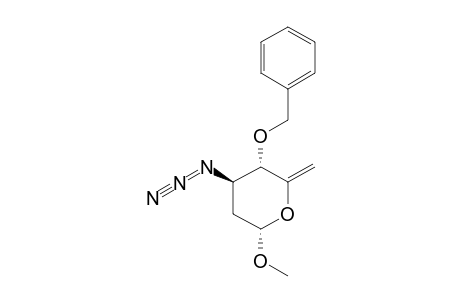METHYL-3-AZIDO-O-BENZYL-2,3,6-TRIDEOXY-ALPHA-D-THREOHEX-5-ENOPYRANOSIDE