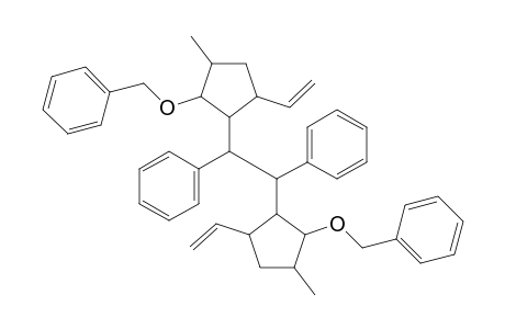 1,2-Diphenyl-1,2-bis(2-ethenyl-4-methyl-5-benzyloxycyclopentyl)ethane