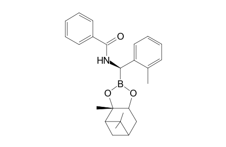 (+)-Pinanediol (1R)-1-Benzamido-1-(2-methylphenyl)methaneboronate