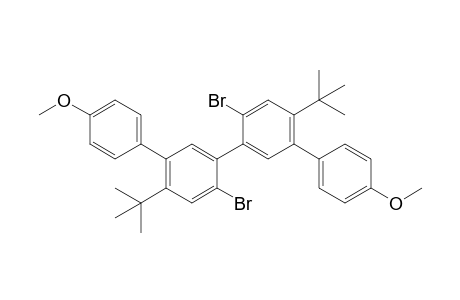 2,2'-Dibromo-5,5'-di(4-methoxyphenyl)-4,4'-di-tert-butylbiphenyl
