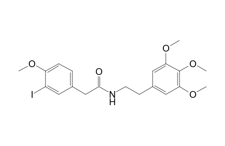 N-{2-(3,4,5-Trimethoxyphenyl)ethyl}-(3-iodo-4-methoxyphenyl)acetamide