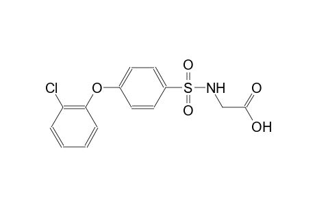 ({[4-(2-chlorophenoxy)phenyl]sulfonyl}amino)acetic acid