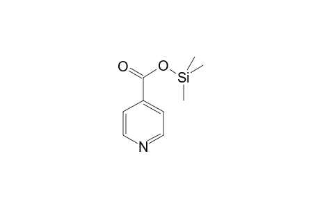 Isonicotinic acid, mono-TMS