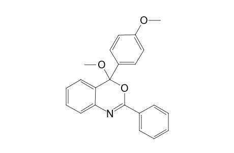 4-Methoxy-4-(4-methoxy-phenyl)-2-phenyl-4H-benzo[d][1,3]oxazine