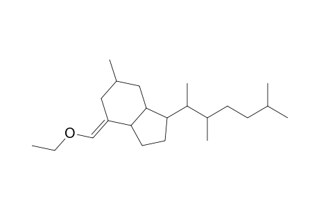 2-(Ethoxymethylene)-4-methyl-7-(1',2',5'-trimethylhexyl)-bicyclo[4.3.0]nonane