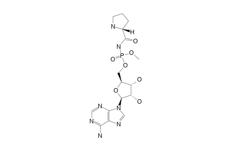 ADENOSINE-5'-(METHYL-N-PROLYLPHOSPHORAMIDATE)
