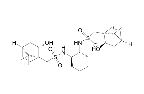 (1R,2S,4S,1'R,2'R,1''R,2"R,4"S)-N-{cis-2'-[2"-Hydroxy-7",7"-dimethylbicyclo[2.2.1]hept-1"-ylmethylsulfonamino]cyclohexyl}-2-hydroxy-7,7-dimethylbicyclo[2.2.1]hept-1-ylmethanesulfonamide