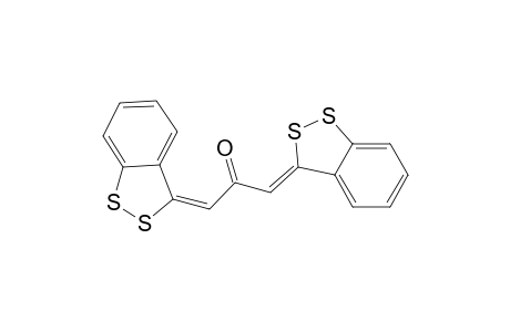 2-Propanone, 1,3-bis(3H-1,2-benzodithiol-3-ylidene)-, (Z,Z)-