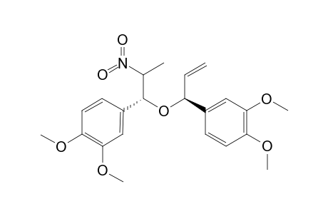 ANTI-1-(3,4-DIMETHOXYPHENYL)-1-[1-(3,4-DIMETHOXYPHENYL)-ALLYLOXY]-2-NITROPROPANE;MAJOR-DIASTEREOMER