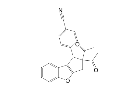 4-(2,2-Diacetyl-2,3-dihydro-1H-benzo[b]cyclopenta[d]furan-1-yl)benzonitrile
