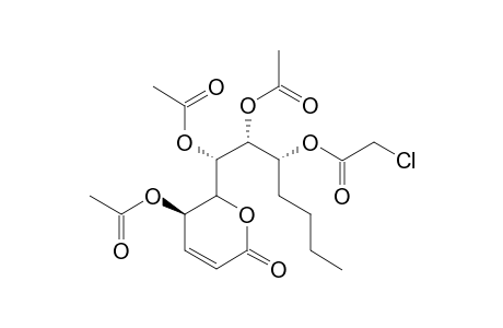 6S-[1,2-DI-ACETYLOXY-3-(CHLOROACETYLOXY)-HEPTANYL]-5S-ACETYLOXY-5,6-DIHYDRO-2H-PYRAN-3-ONE
