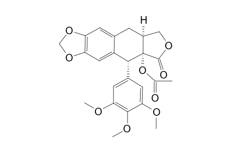 ERLANGERIN-C;2-ALPHA-ACETOXYDEOXYPICROPODOPHYLLIN