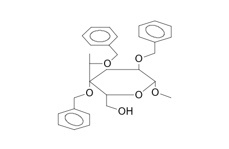 METHYL 2,4-DI-O-BENZYL-3-DEOXY-4C-(D-GLYCERO-1-BENZYLOXYETHYL)-BETA-D-GLUCOPYRANOSIDE