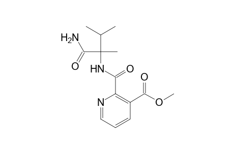 N-(1,2-Dimethyl-1-carboxamido-propyl)-3-carbomethoxy-pyridine-2-carboxamide