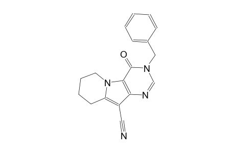 pyrimido[4,5-b]indolizine-10-carbonitrile, 3,4,6,7,8,9-hexahydro-4-oxo-3-(phenylmethyl)-