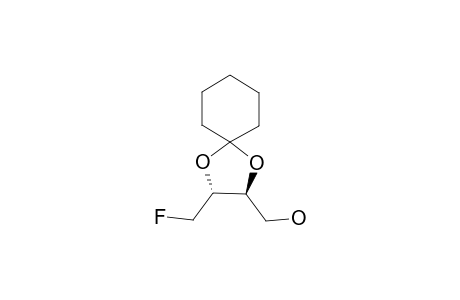 (2R,3R)-O-cyclohexylidene-4-fluorobutan-1-ol