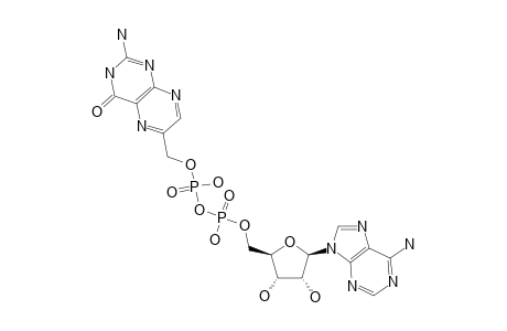 P(1)-(6-HYDROXYMETHYLPTERIN)-P(2)-(5'-ADENOSYL)-DIPHOSPHATE;HP2A