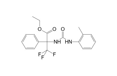 Benzeneacetic acid, .alpha.-[[[(2-methylphenyl)amino]carbonyl]amino]-.alpha.-(trifluoromethyl)-, ethyl ester