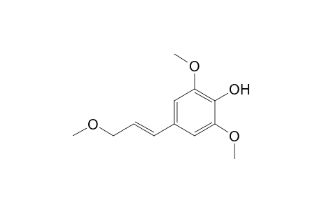 2,6-Dimethoxy-4-[(E)-3-methoxyprop-1-enyl]phenol