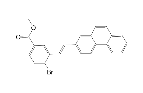 Methyl 4-[bromo-3-[2'-(3"-phenanthrenyl) ethenyl] benzoate