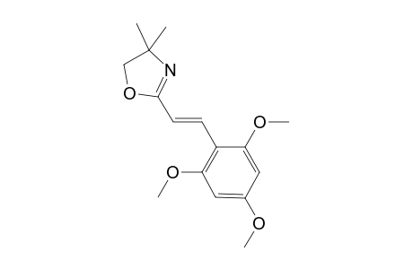 (E)-2-[2-(2,4,6-Trimethoxyphenyl)vinyl]-4,4-dimethyl-4,5-dihydro-1,3-dioxazole