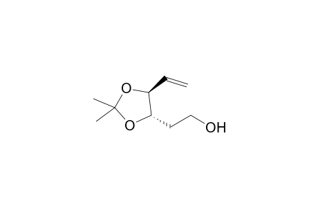2-[(4S,5S)-2,2-dimethyl-5-vinyl-1,3-dioxolan-4-yl]ethanol