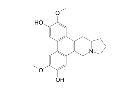 2,6-Dimethoxy-3,7-dihydroxy-phenanthro[9,10-b]indolizidine