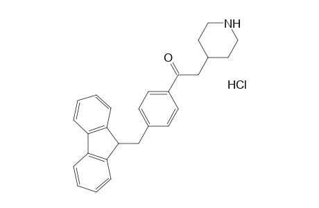 4'-(fluoren-9-ylmethyl)-2-(4-piperidyl)acetophenone, hydrochloride