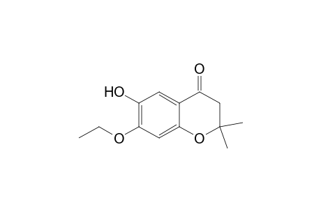 7-Ethoxy-2,2-dimethyl-6-oxidanyl-3H-chromen-4-one