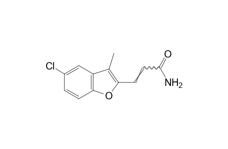 5-chloro-3-methyl-2-benzofuranacrylamide