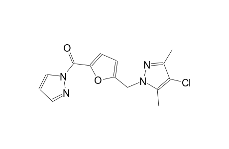 4-chloro-3,5-dimethyl-1-{[5-(1H-pyrazol-1-ylcarbonyl)-2-furyl]methyl}-1H-pyrazole