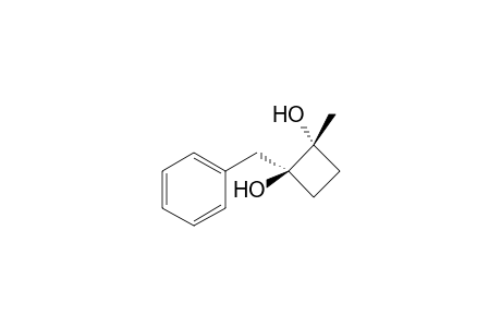 1-Benzyl-2-methylcyclobutane-cis-1,2-diol