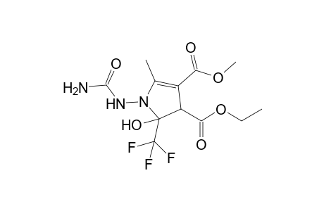1-(carbamoylamino)-2-hydroxy-5-methyl-2-(trifluoromethyl)-3H-pyrrole-3,4-dicarboxylic acid O3-ethyl ester O4-methyl ester