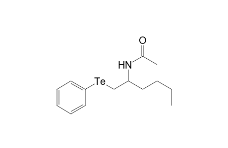 Acetamide, N-[1-[(phenyltelluro)methyl]pentyl]-