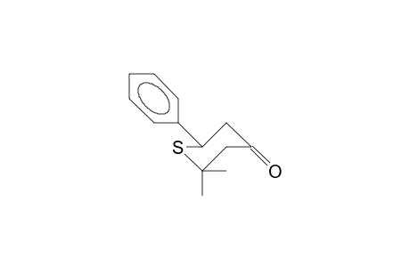 1-Thia-2,2-dimethyl-6E-phenyl-4-cyclohexanone
