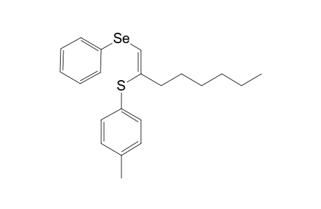 (Z)-1-PHENYLSELENO-2-(PARA-TOLYLTHIO)-1-OCTENE