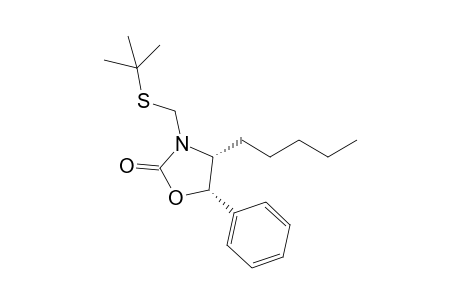 (4R,5S)-3-(tert-butylsulfanylmethyl)-4-pentyl-5-phenyl-oxazolidin-2-one
