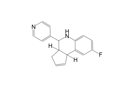 3H-cyclopenta[c]quinoline, 8-fluoro-3a,4,5,9b-tetrahydro-4-(4-pyridinyl)-, (3aS,4R,9bR)-