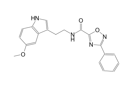 N-[2-(5-methoxy-1H-indol-3-yl)ethyl]-3-phenyl-1,2,4-oxadiazole-5-carboxamide