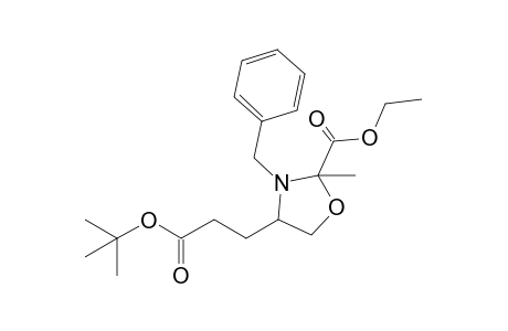 4-(2-tert-Butoxycarbonylethyl)-3-benzyl-2-methyloxazolidine-2-carboxylic acid ethyl ester