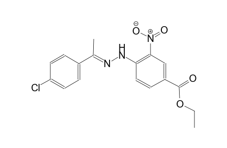 benzoic acid, 4-[(2E)-2-[1-(4-chlorophenyl)ethylidene]hydrazino]-3-nitro-, ethyl ester